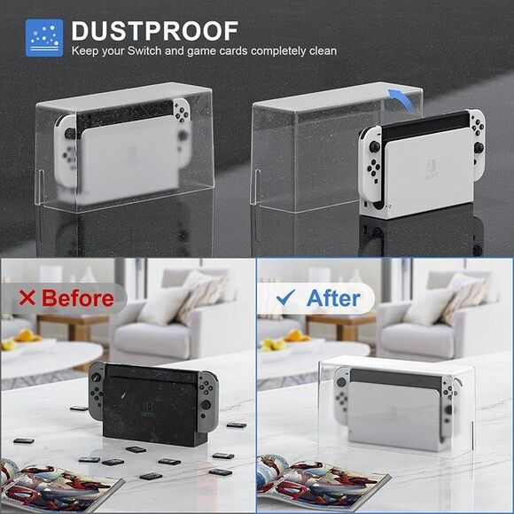 Switch Storage with Controller and Headphone Holder for Nintendo Switc - Picture 4 of 9